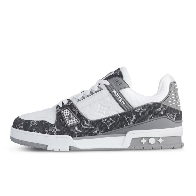 LV Monogram White Grey