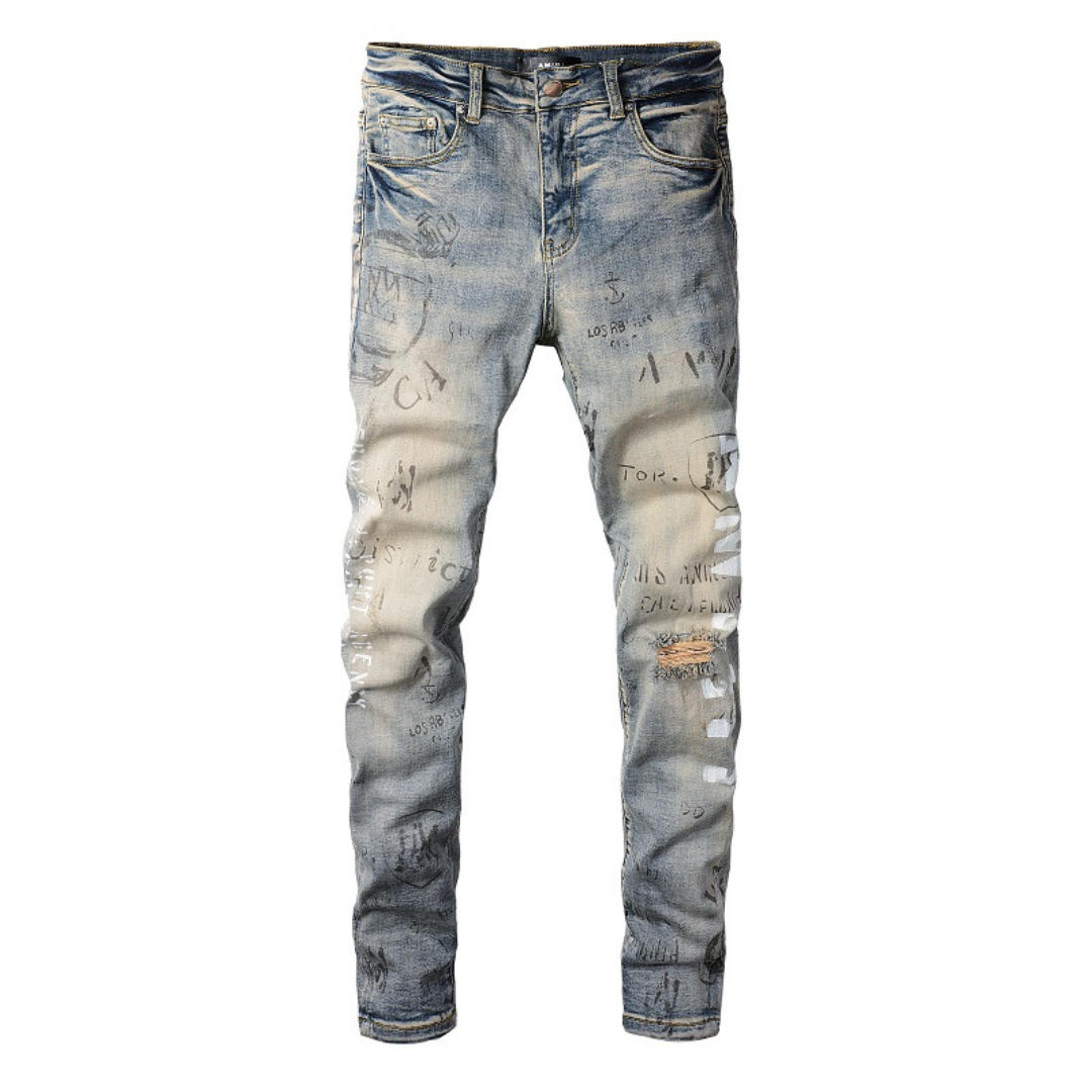 Amr M.A Paint Jeans