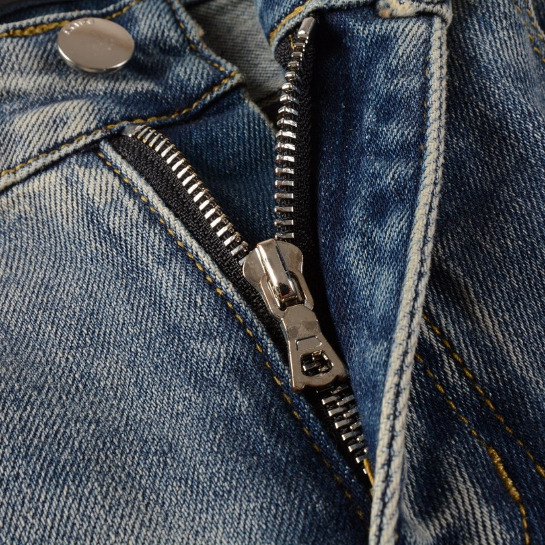 Amr Blue Distressed Jeans