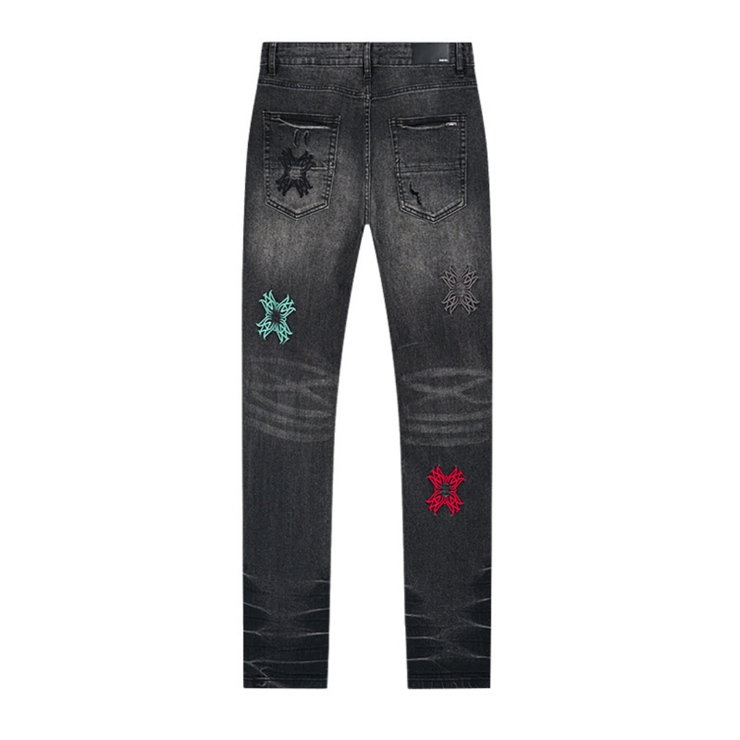 Amr Varsity Logo Jeans