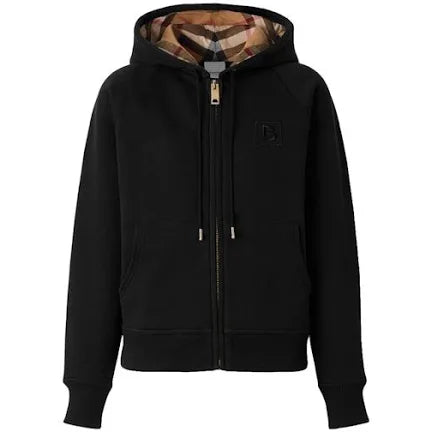 Black Checked Zipjacket