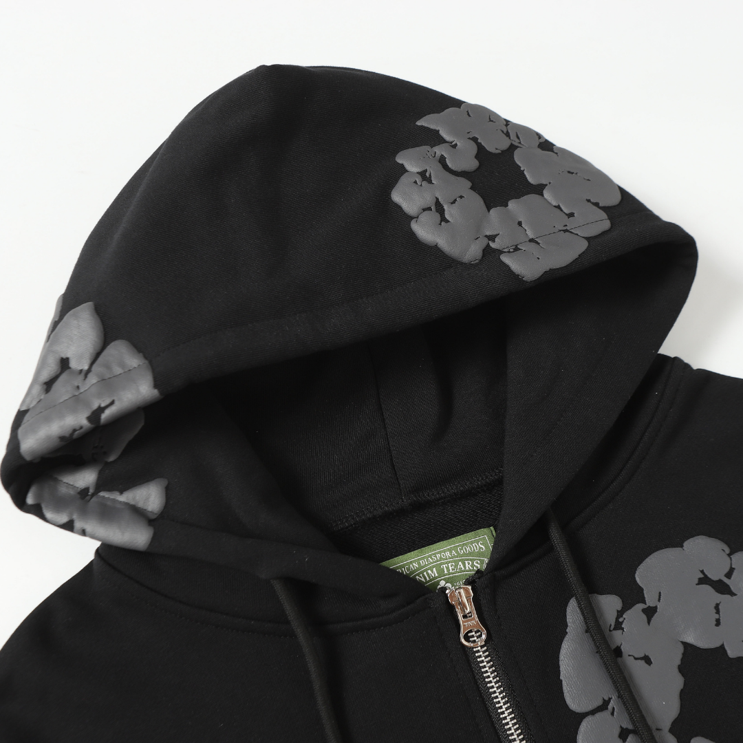 Denim Trs Zip Hoodie