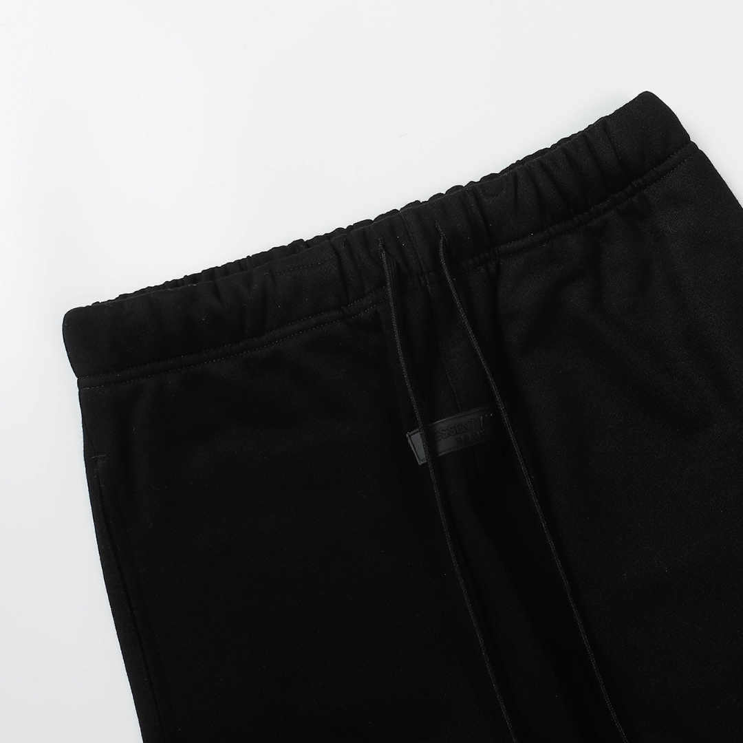 Essentials Relaxed Black Tracksuit
