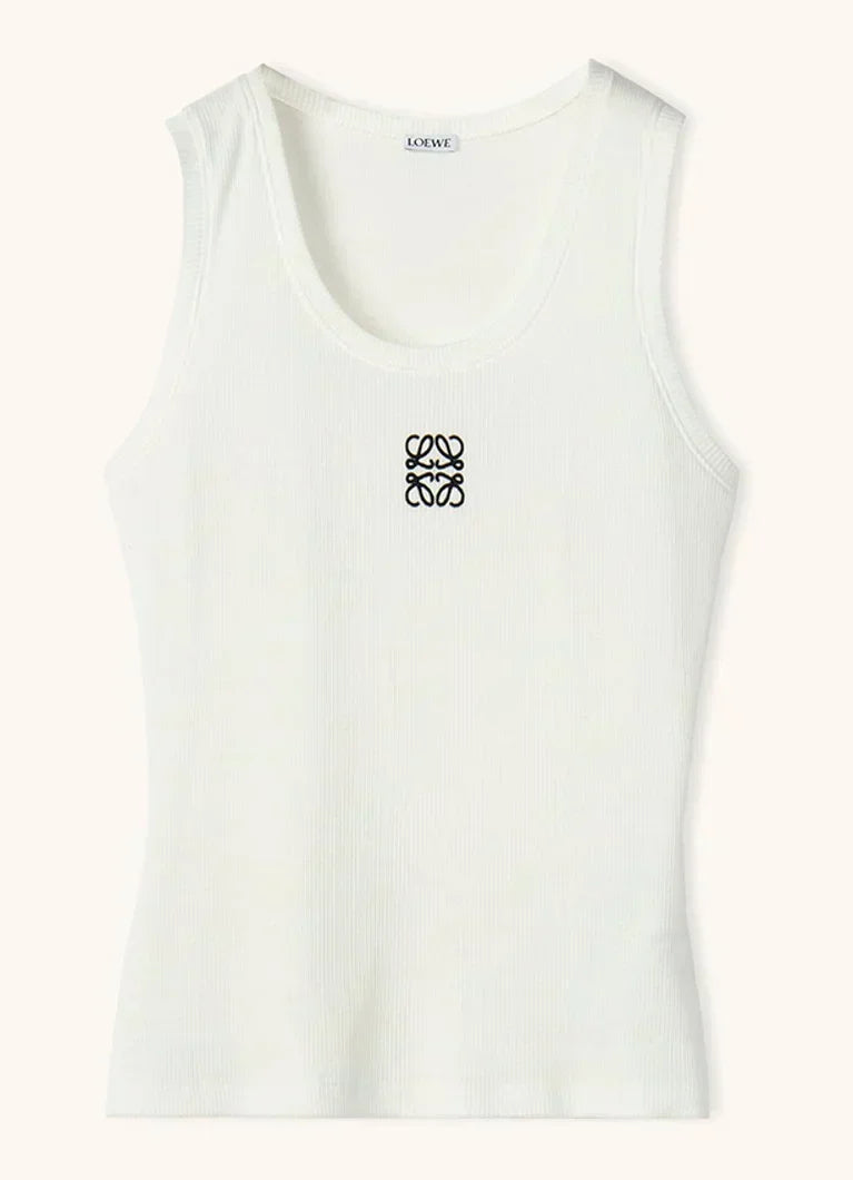 "LÖW" Top Black/White