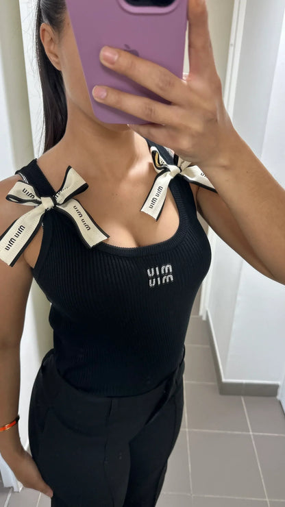 "MIMI" Schleife Top