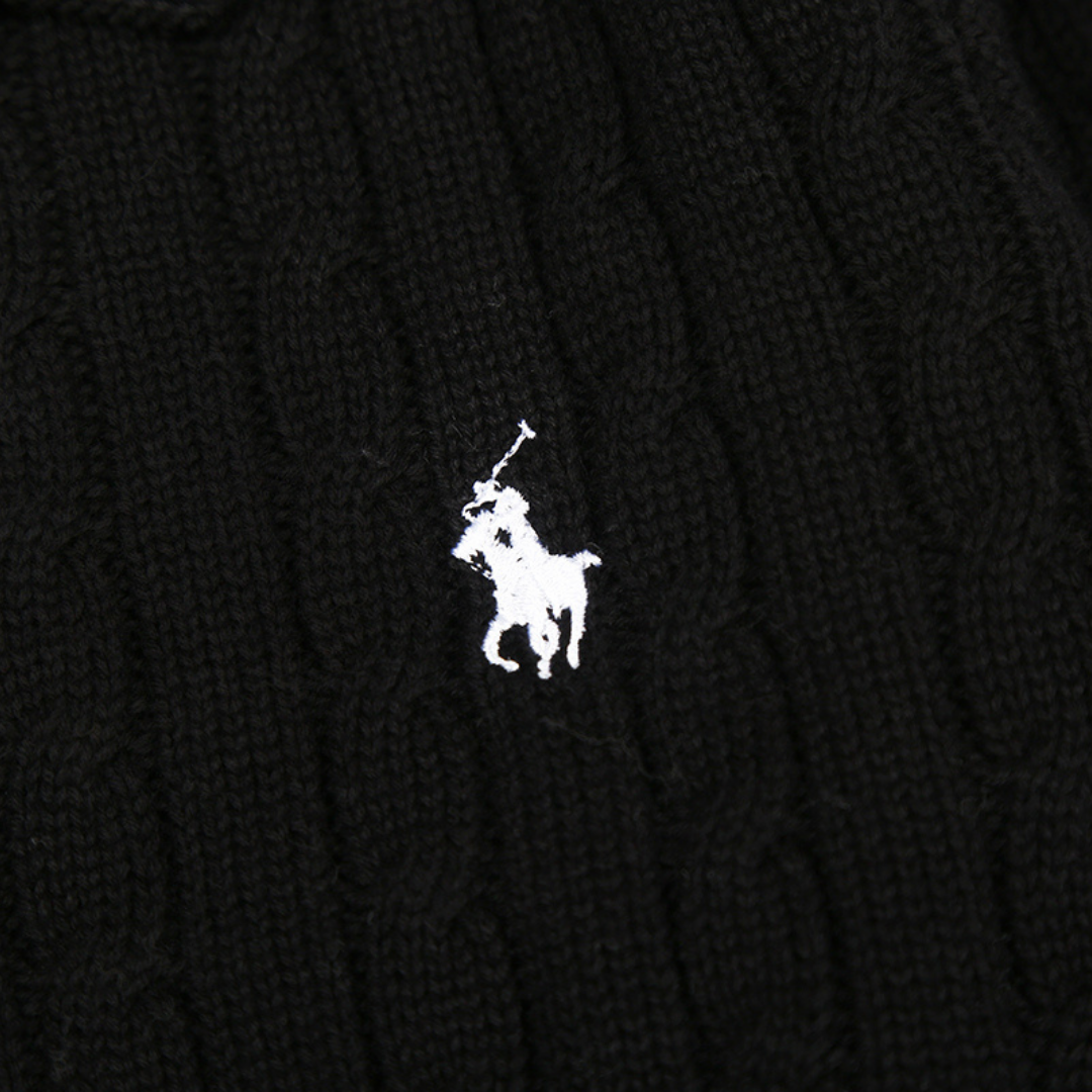Black Button Sweater