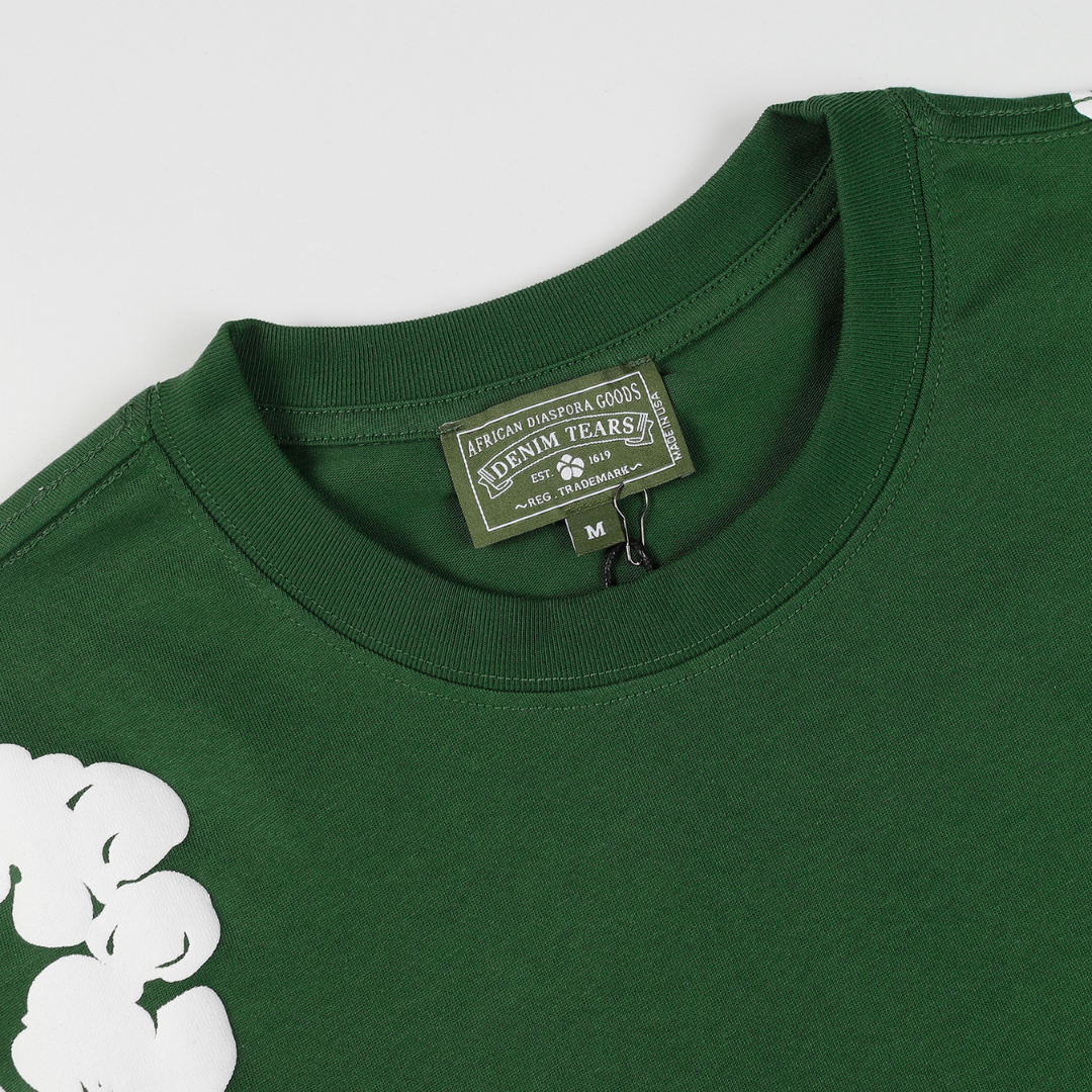 Denim Trs Green Short set