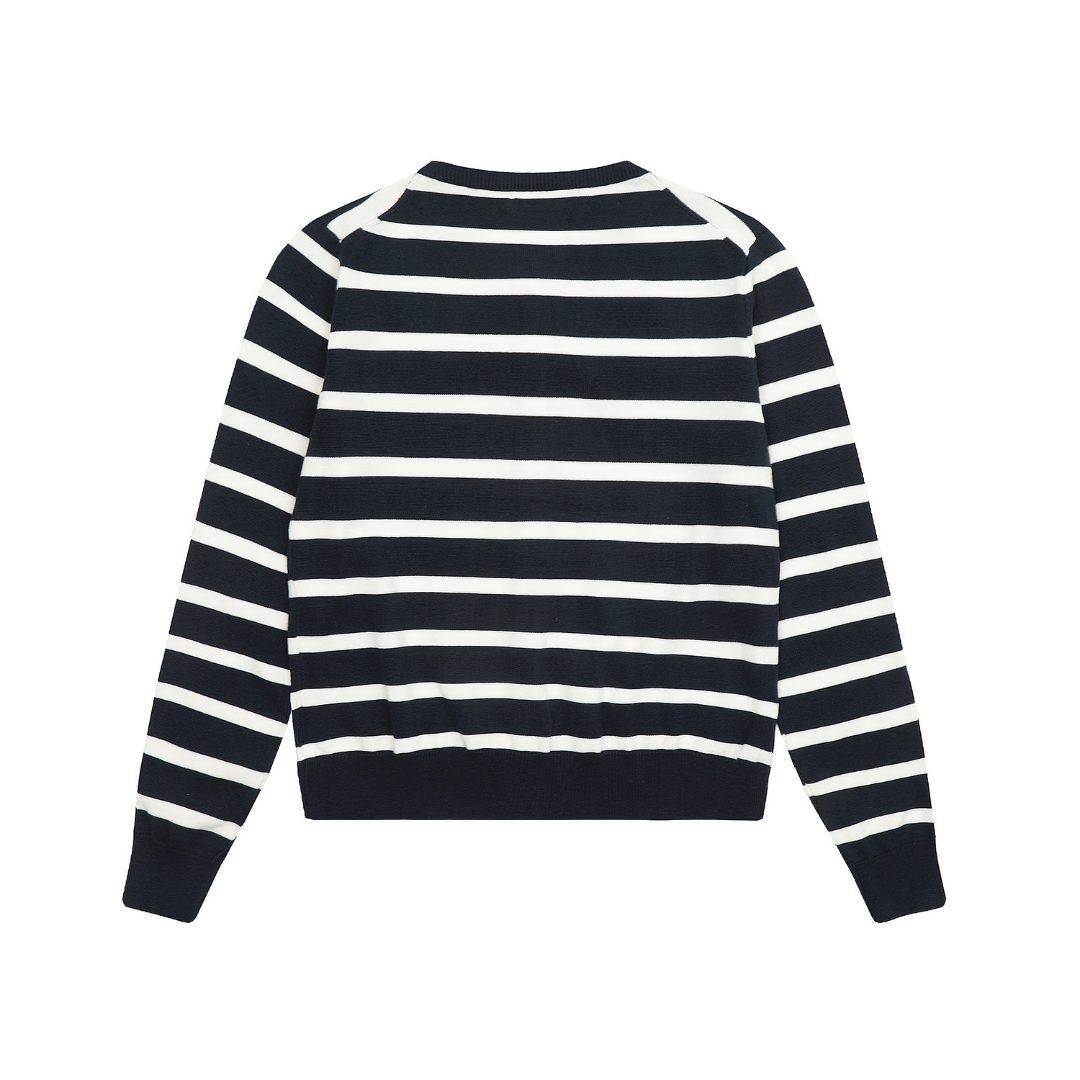 Black Classic Striped Sweater