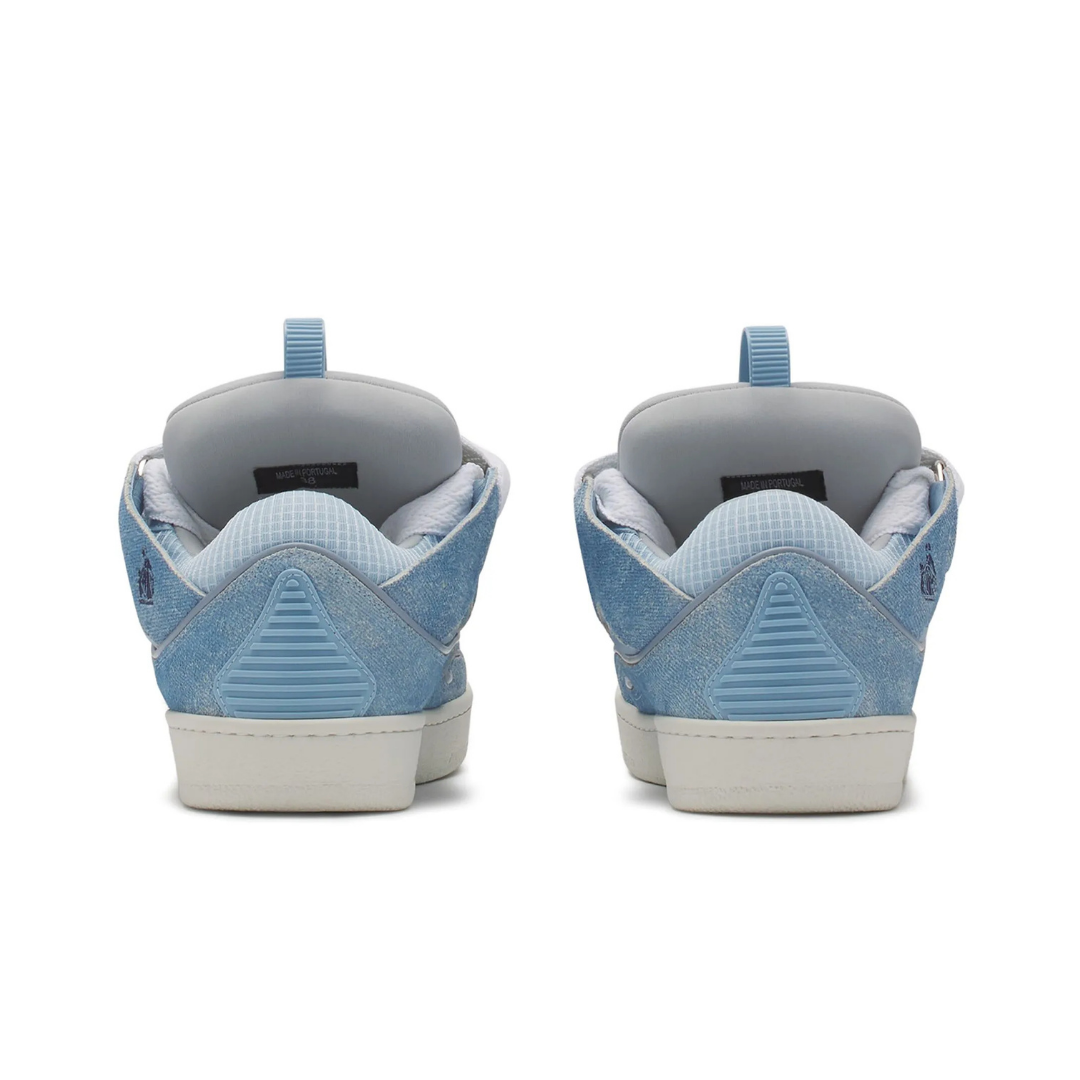 Curb Sky Blue White