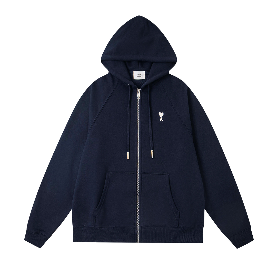 Black Zip Hoodie
