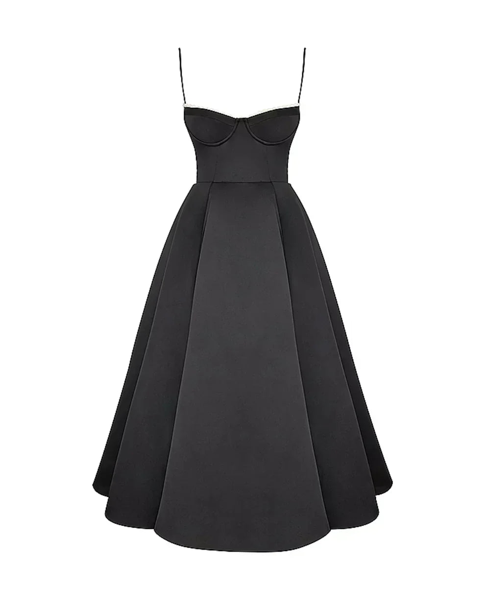 Ausgestelltes Abendkleid