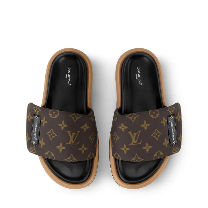 "LV" Sandalen Braun