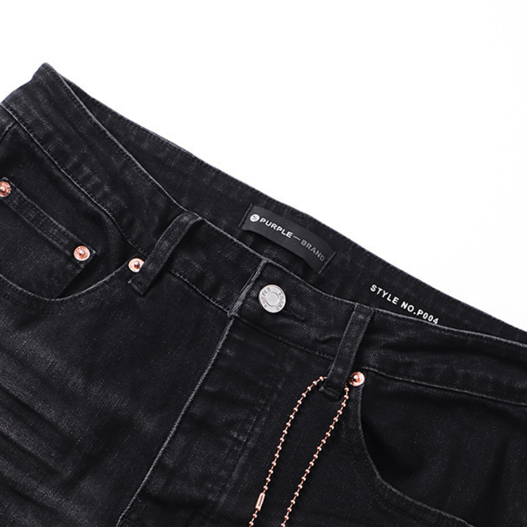 Purple Flared Jeans