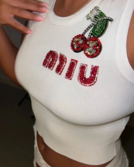 "MIMI" Cherry Top