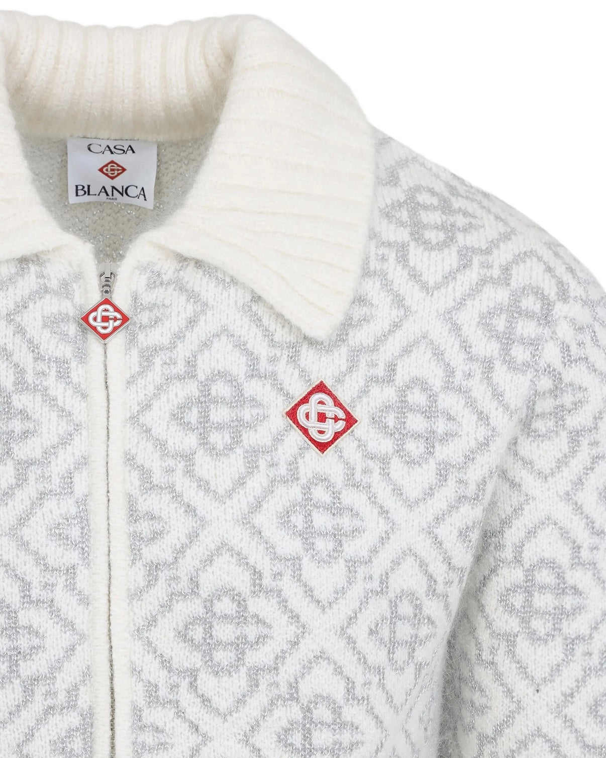 Monogram Zipper Grey