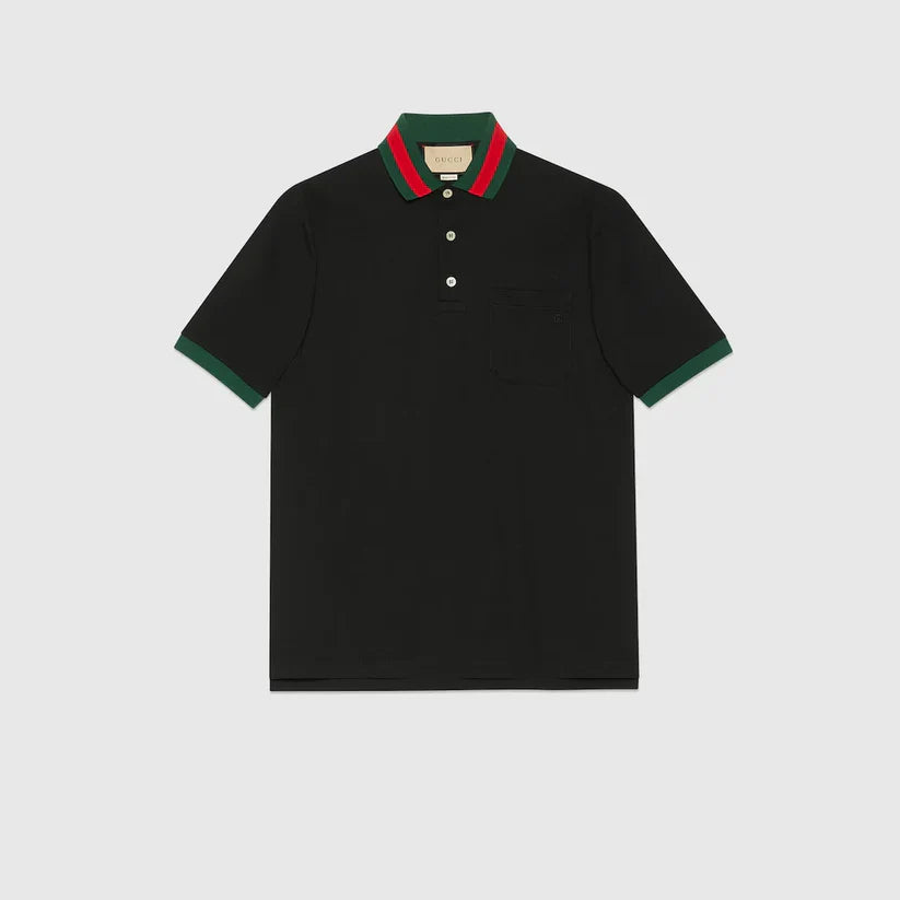 "GG" Polo Cotton