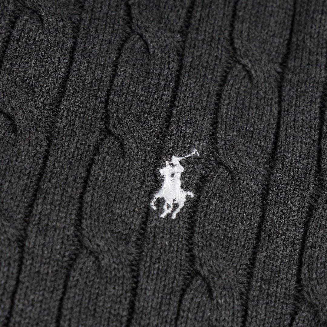 Polo Full Zip Sweater