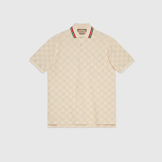 "GG" Monogram Polo Shirt