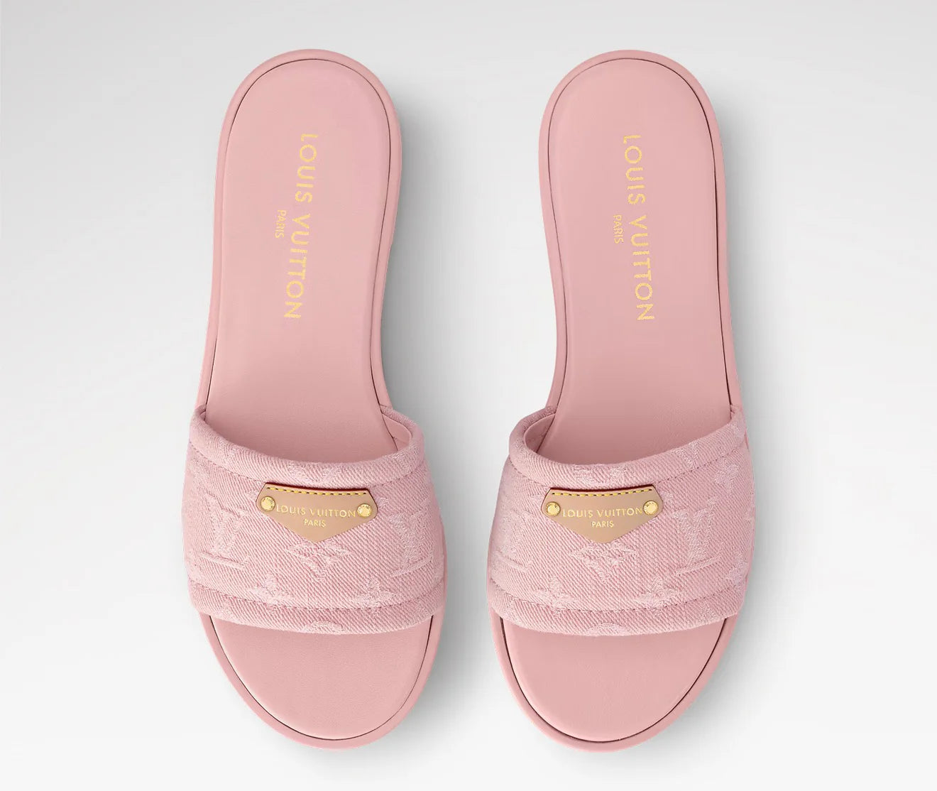 "LV" Denim Sandals