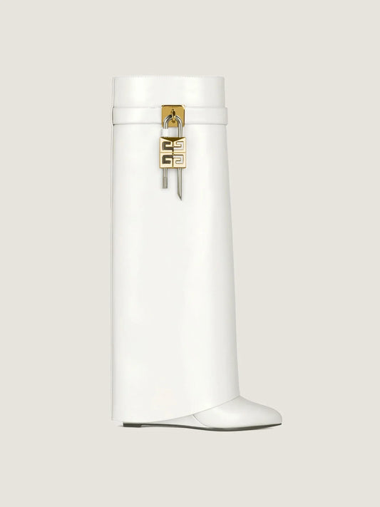 "SHARK" Boots White