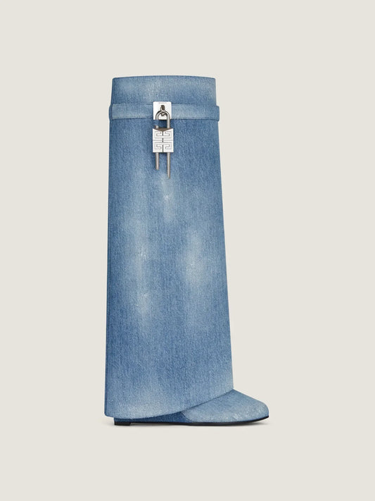 "SHARK" Boots Denim