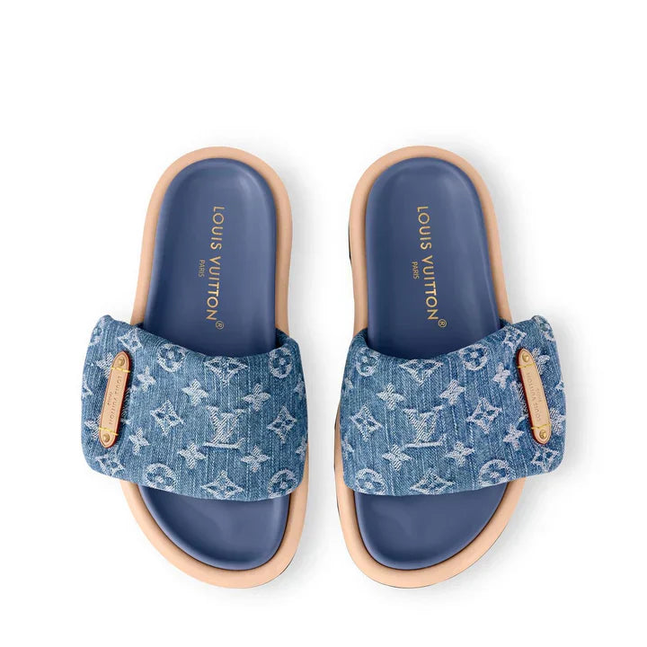 "LV" Sandalen Schwarz
