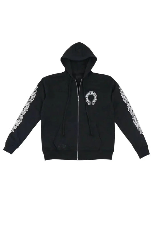 "Chrome" Zip Hoodie