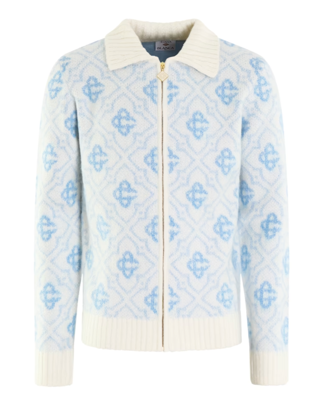 Monogram Zipper Light Blue
