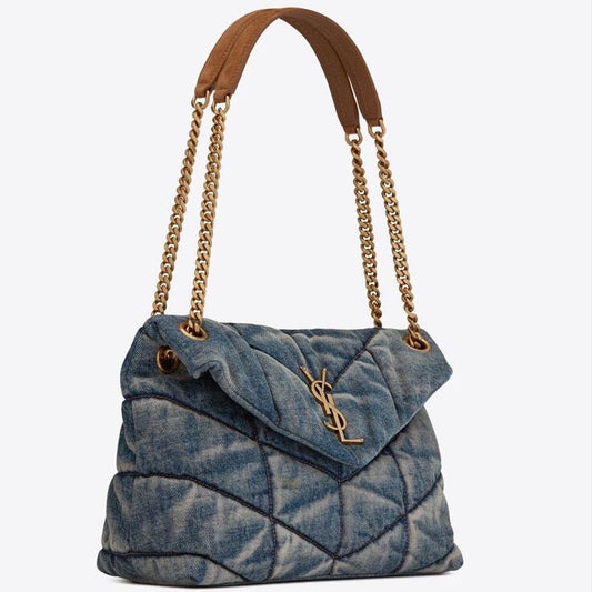 "VSL" Denim Bag