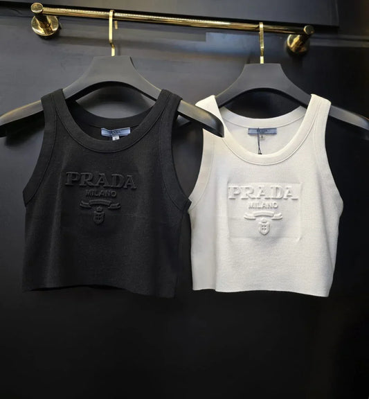 "PRD" Top Black/White