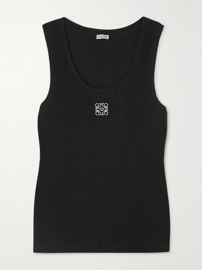 "LÖW" Top Black/White