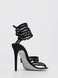 "RENE" Heels mit Steinen