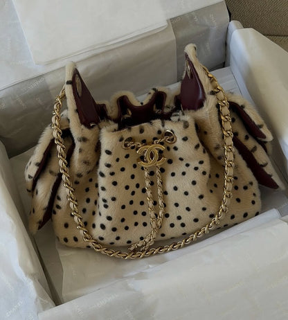 "CC" Dalmatian Bag